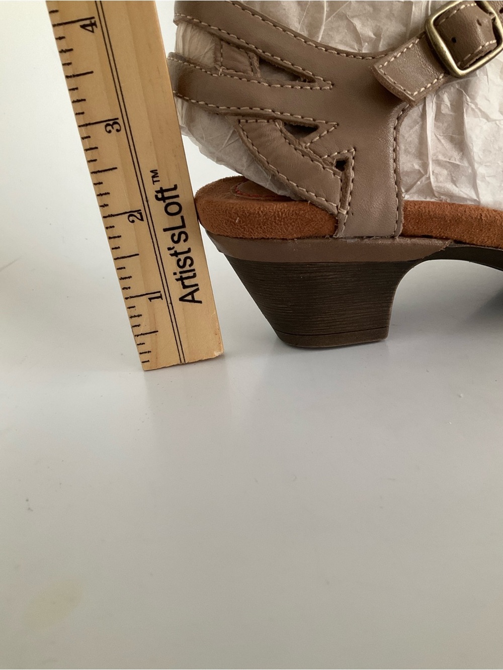 Rockport Cobb Hill Collection Women 7 Taupe T-Strap Low Heel Sandals NEW in Box - Picture 12 of 12